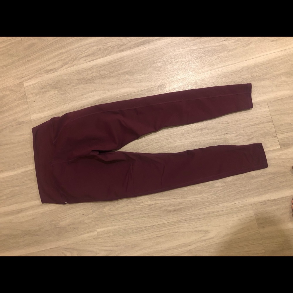 Maroon Fabletics leggings